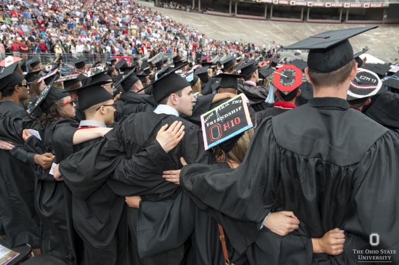 Students at Graduation