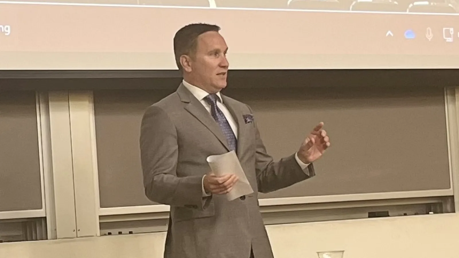 Brian Foltz at Alumni Speaker Series