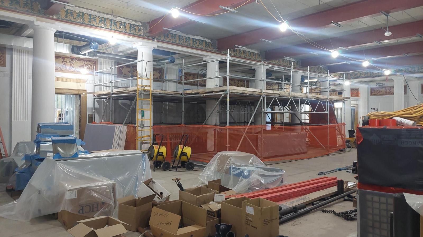 Bricker Hall building progress photos