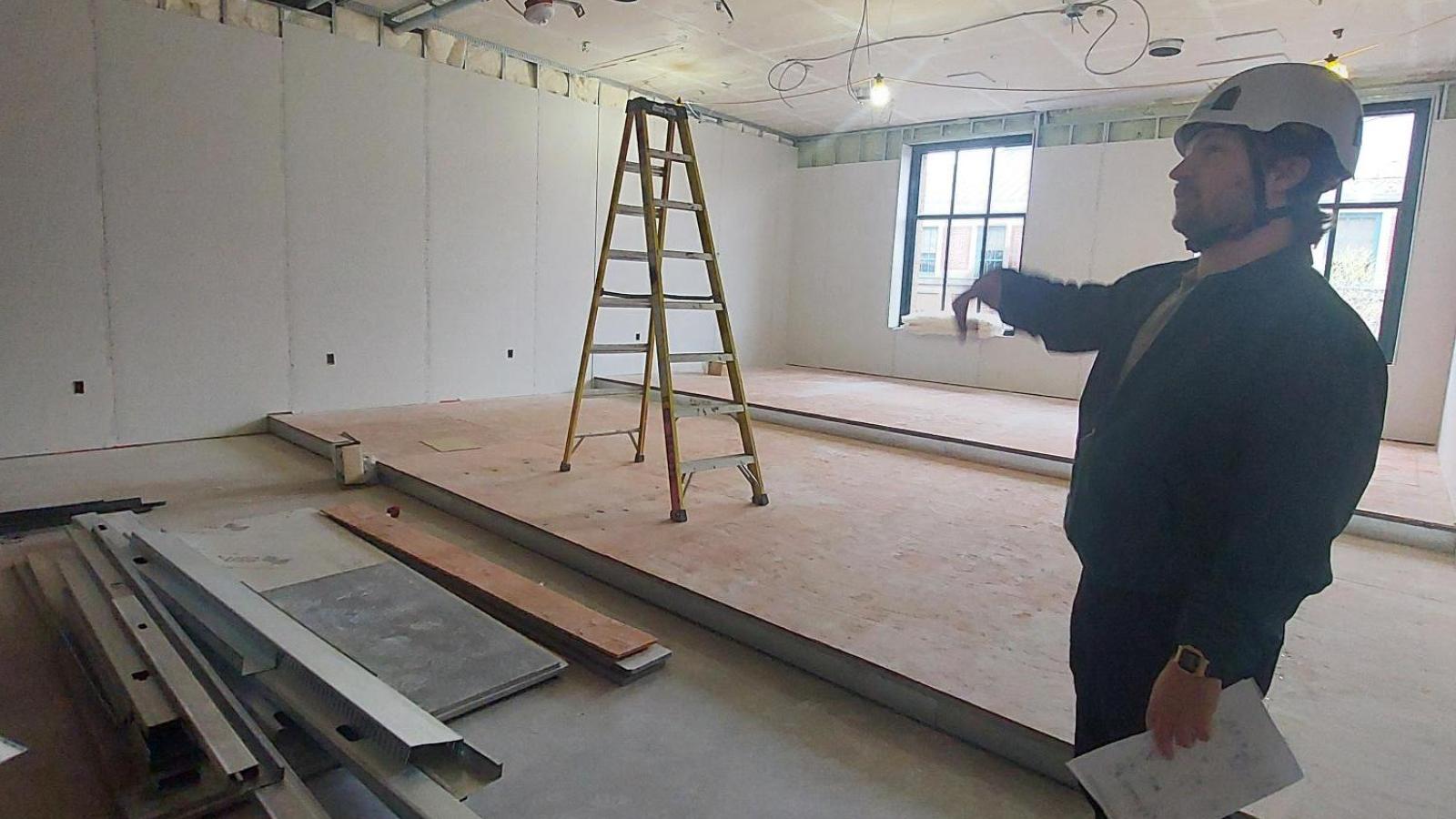 Bricker Hall building progress photos
