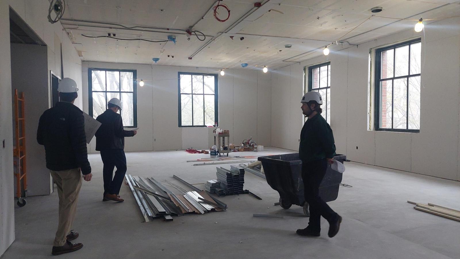 Bricker Hall building progress photos