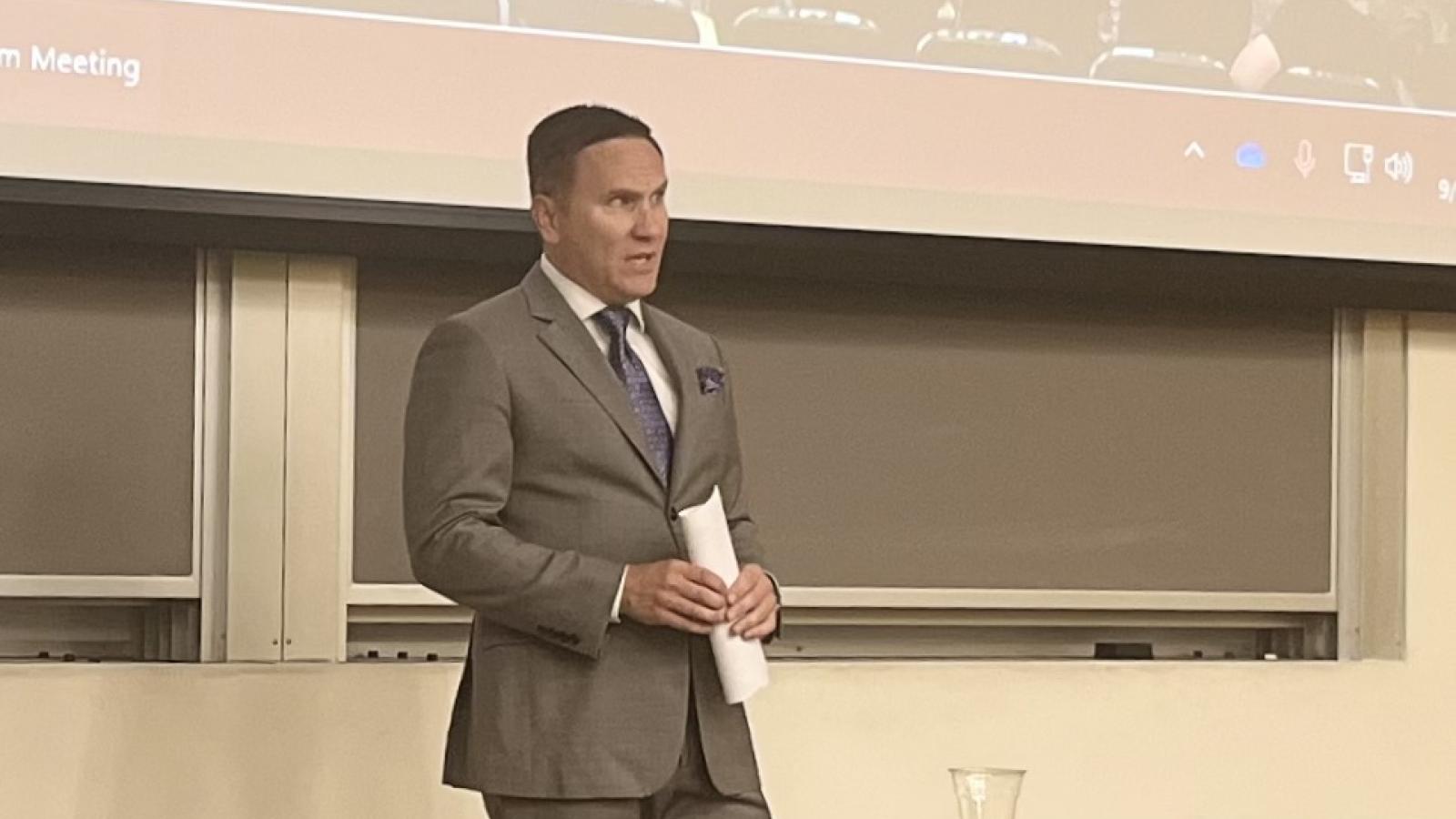Brian Foltz at Alumni Speaker Series
