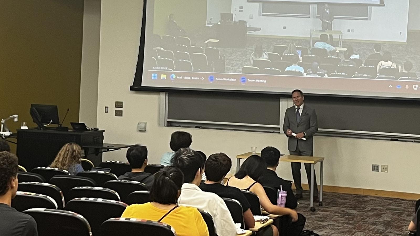 audience at Alumni Speaker Series